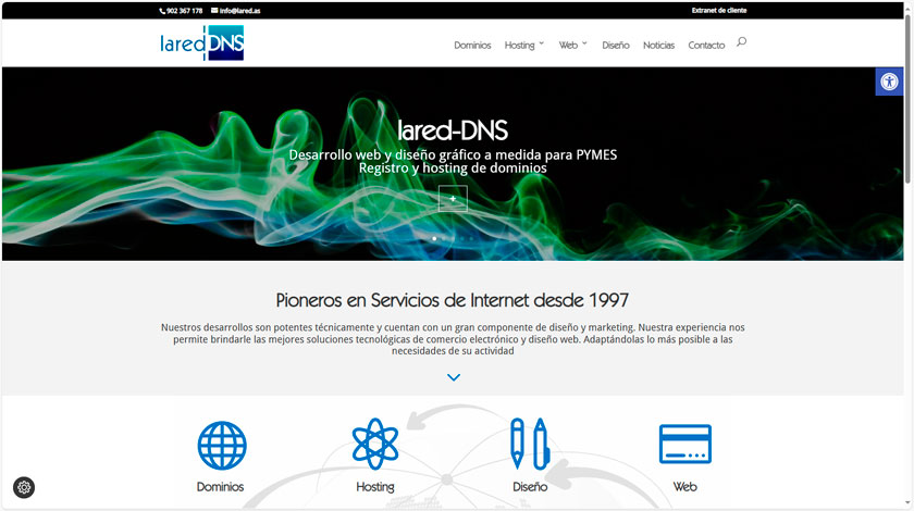 Web lared-DNS